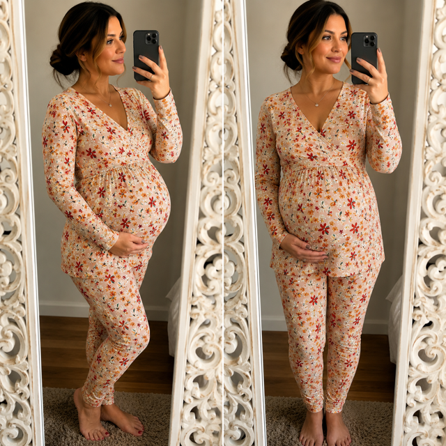 Ladies winter PAJAMA set - Image 11