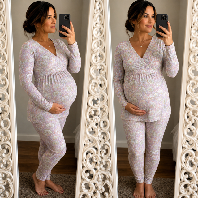 Ladies winter PAJAMA set - Image 16