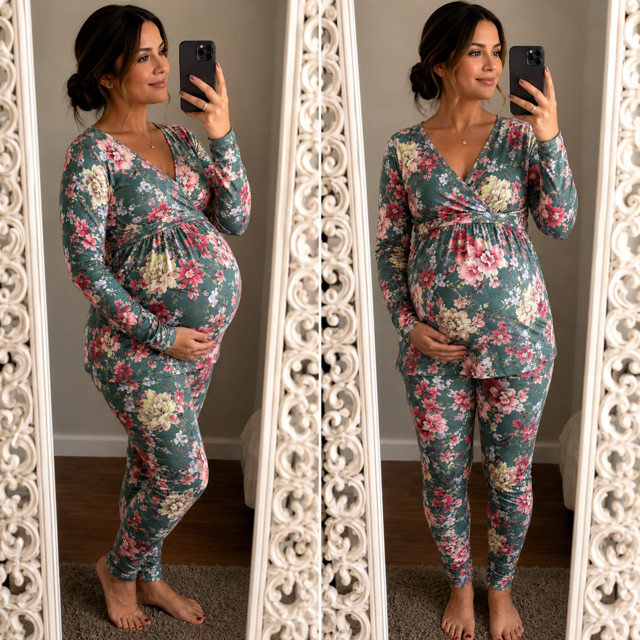 Ladies winter PAJAMA set - Image 9